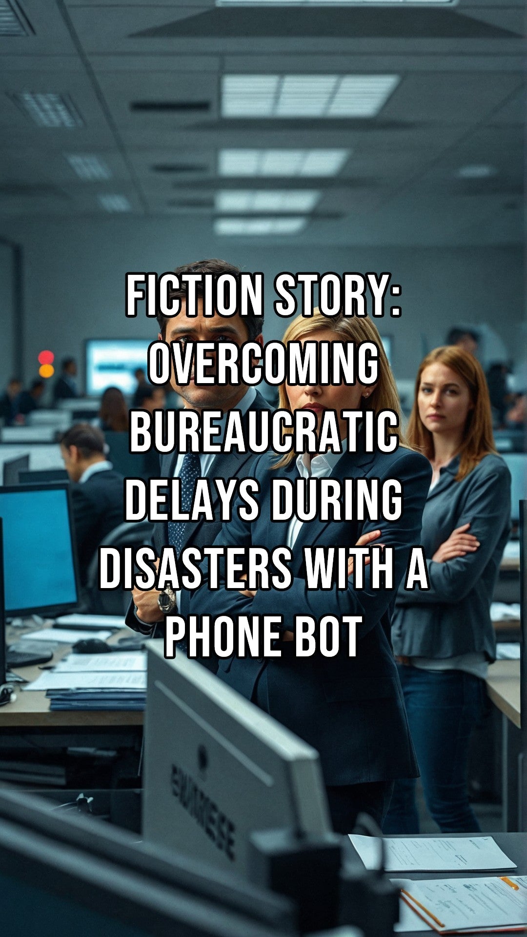 Fiction Story: Overcoming Bureaucratic Delays During Disasters with a Phone Bot